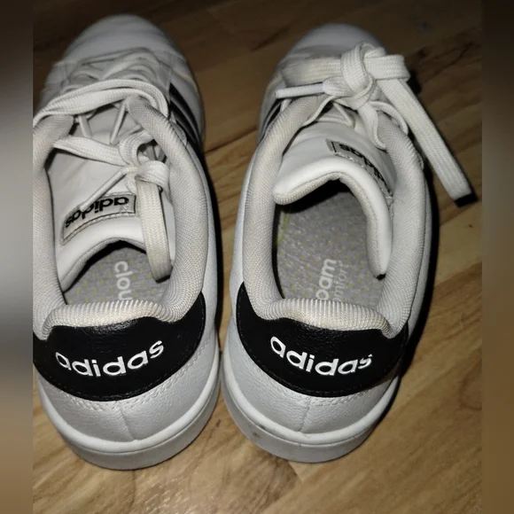 Ladies Adidas Cloudfoam Grand Court Shoes 7.5 - Picture 6 of 10
